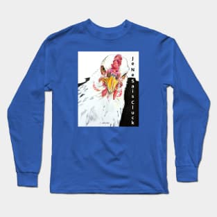 Chips, the Light Brahma Hen by Je Ne Sais Cluck Long Sleeve T-Shirt